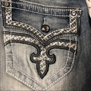Rock revival skinny embellished Bling Jeans